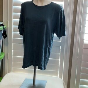 Blue Short Sleeve Crew Neck Tee